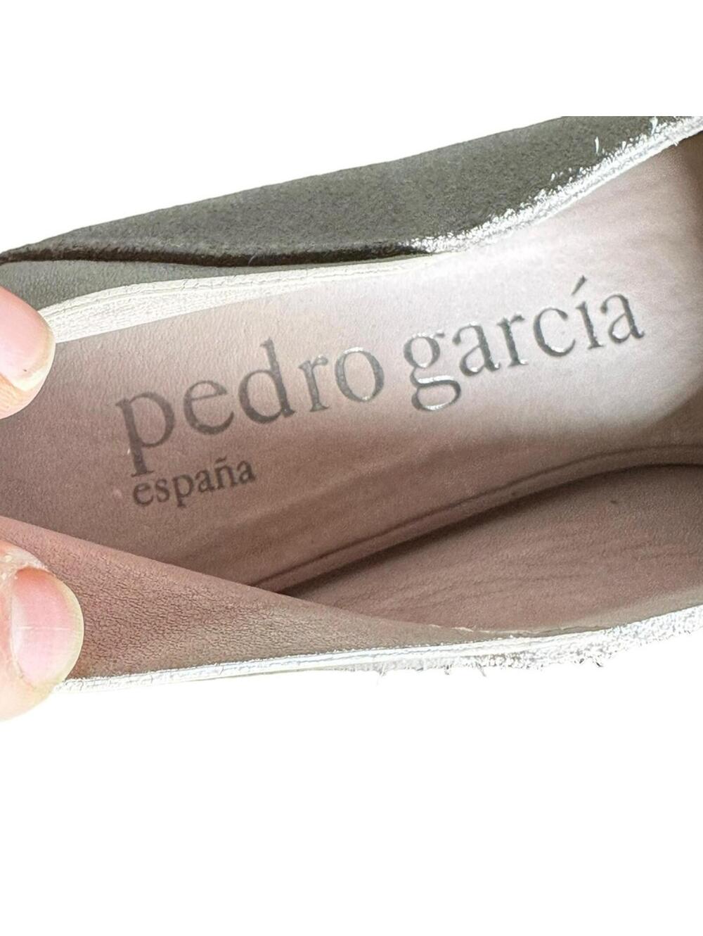 Pedro Garcia Yoshi Smoking Slipper Suede Loafer Pink Gray Mauve Flat 9 / 39 - Picture 10 of 16